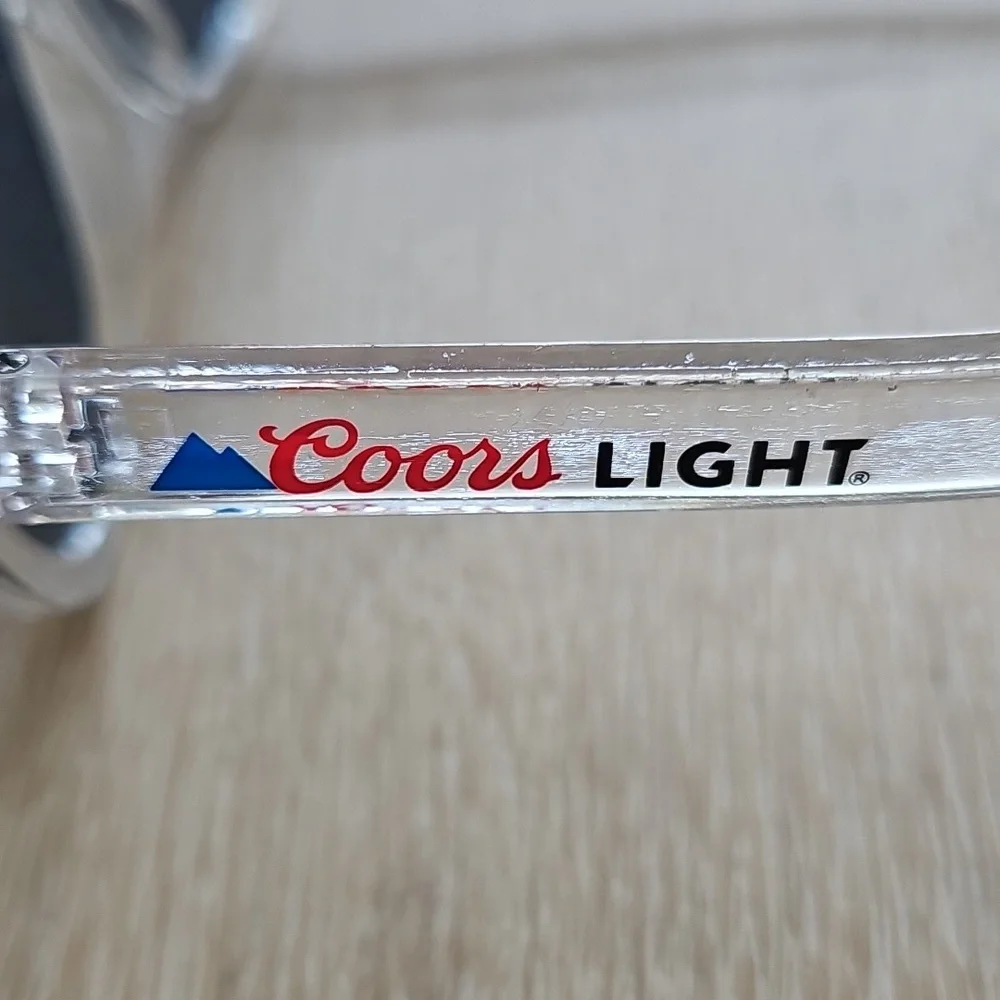 NWOT Coors Light Beer Clear Sunglasses